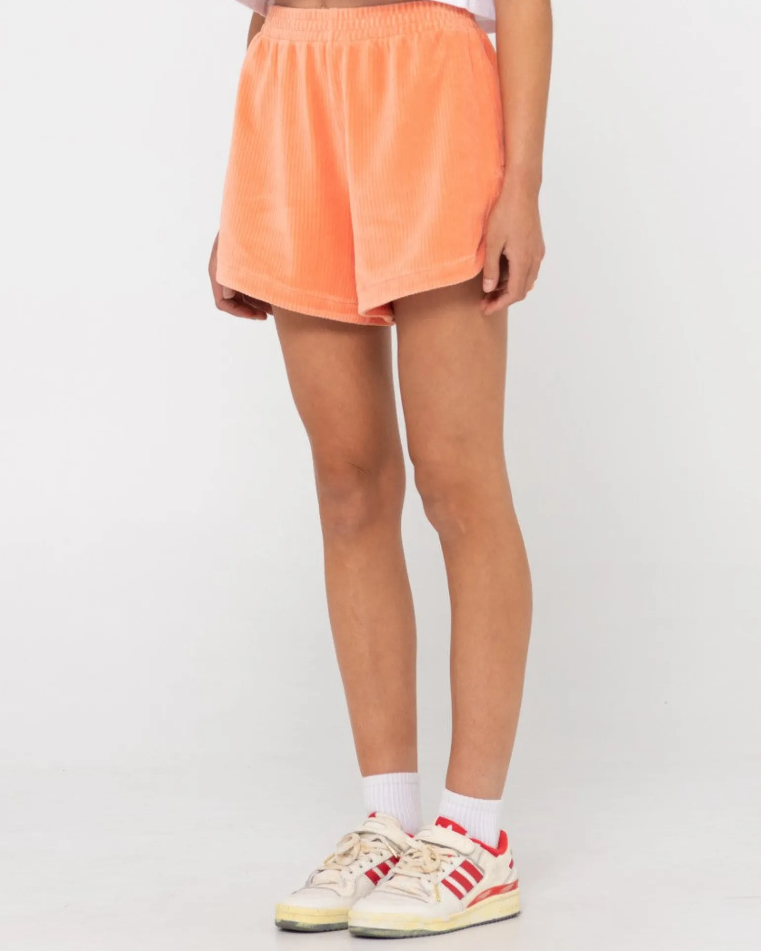 Bronte High Waisted Cord Short | Rusty New