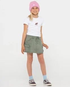 Brooks Low Rise Twill Cargo Skirt Girls | Rusty Flash Sale