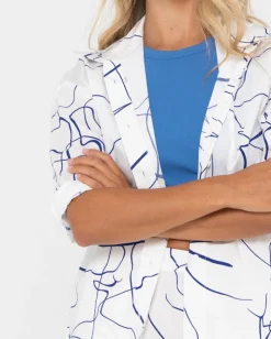 Brush Strokes Short Sleeve Shirt | Rusty Sale