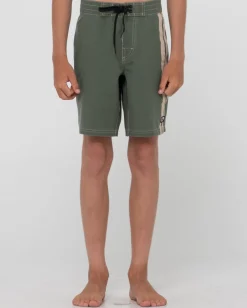 Burnt Rubber Vintage Wash Boardshort Boys | Rusty Cheap