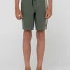 Burnt Rubber Vintage Wash Boardshort Boys | Rusty Discount