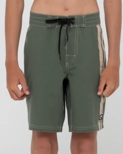 Burnt Rubber Vintage Wash Boardshort Boys | Rusty Discount