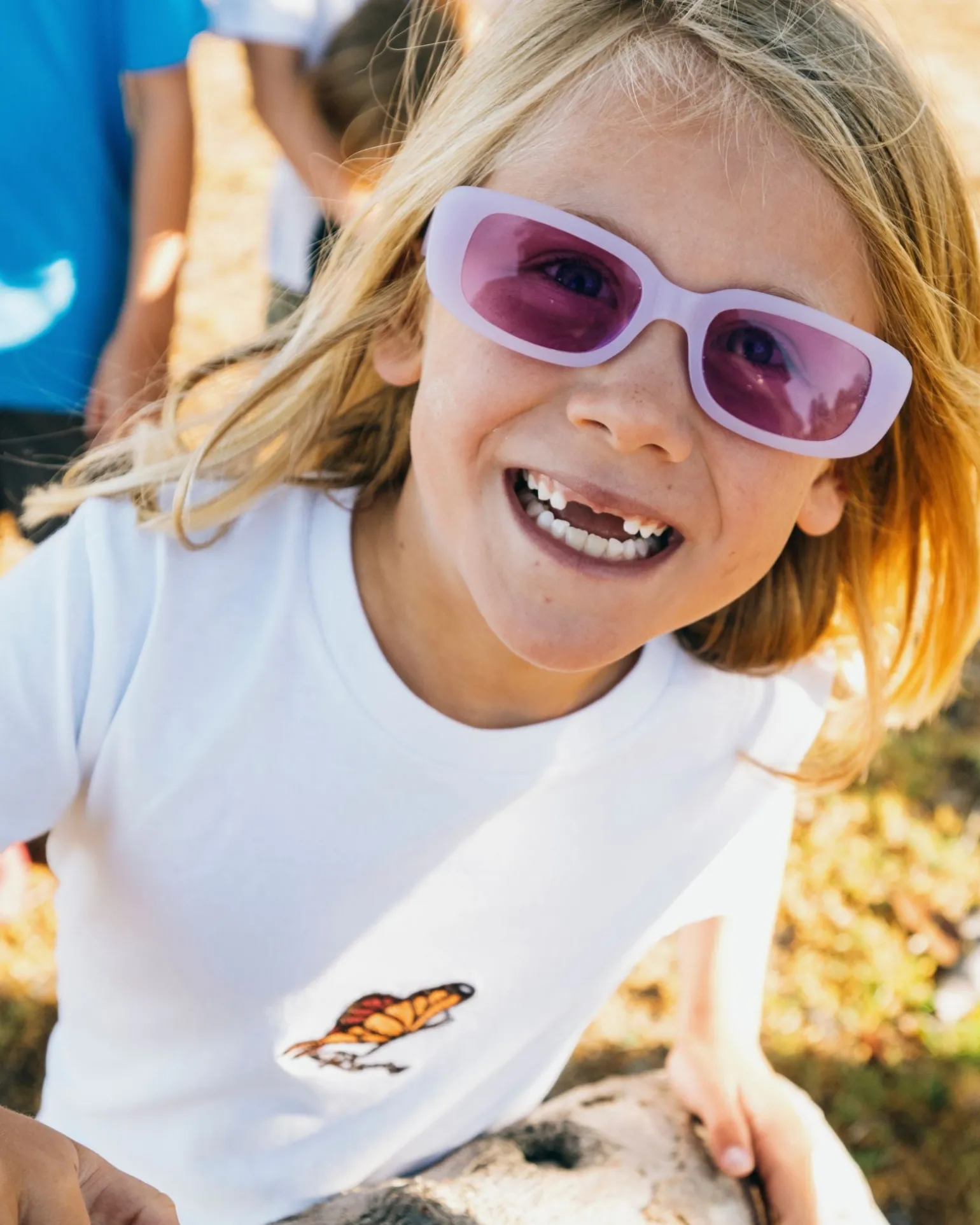 Butterfly Skimmer Baby Tee Girls | Rusty Sale