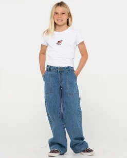 Butterfly Skimmer Baby Tee Girls | Rusty Sale