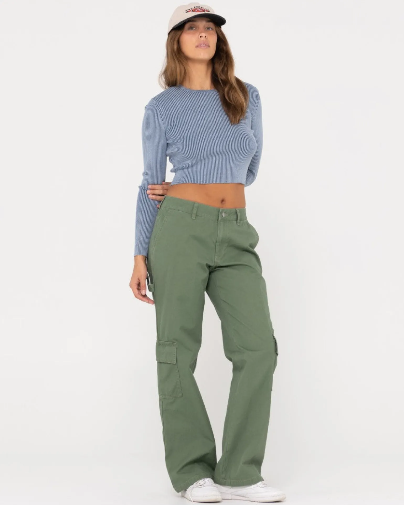 Cade Low Rise Straight Cargo Pant | Rusty New
