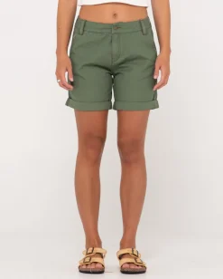 Cadet Low Rise Canvas Short | Rusty Cheap