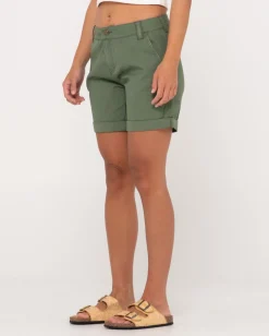 Cadet Low Rise Canvas Short | Rusty Cheap