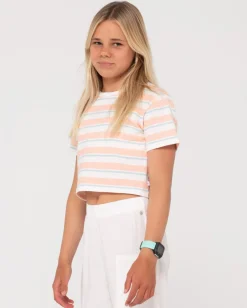 Camila Stripe Tee Girls | Rusty Shop