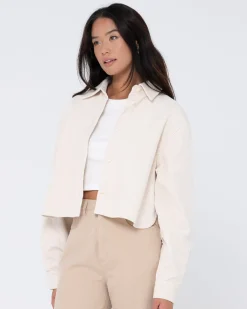 Carmen Cord Overshirt Jacket | Rusty Flash Sale
