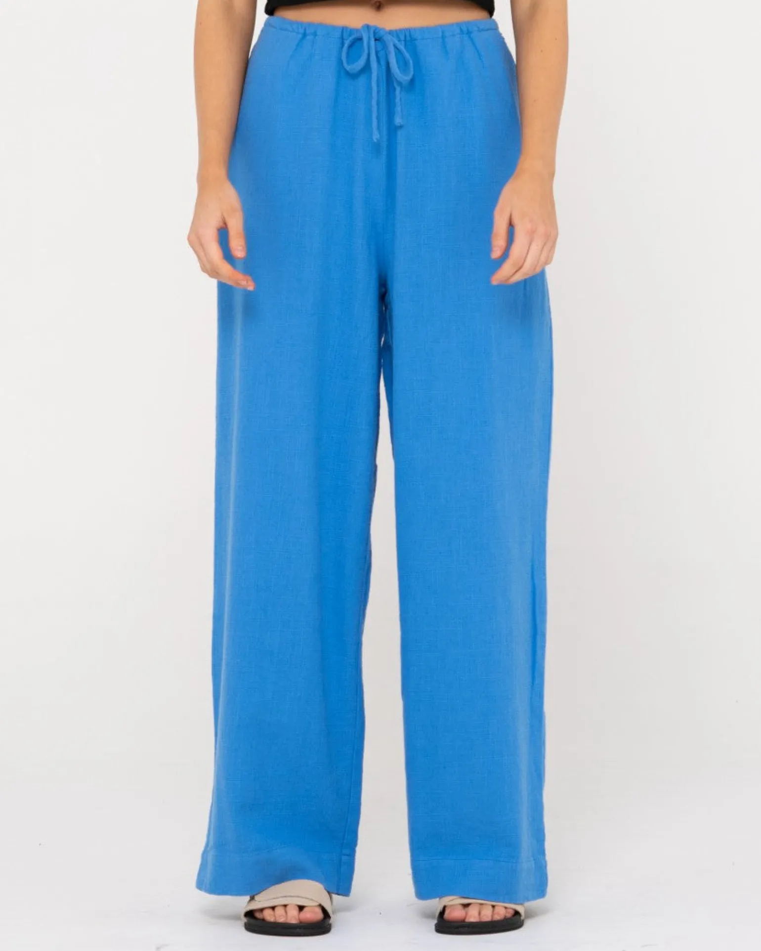 Carolina High Waisted Relaxed Fit Linen Pant | Rusty Online