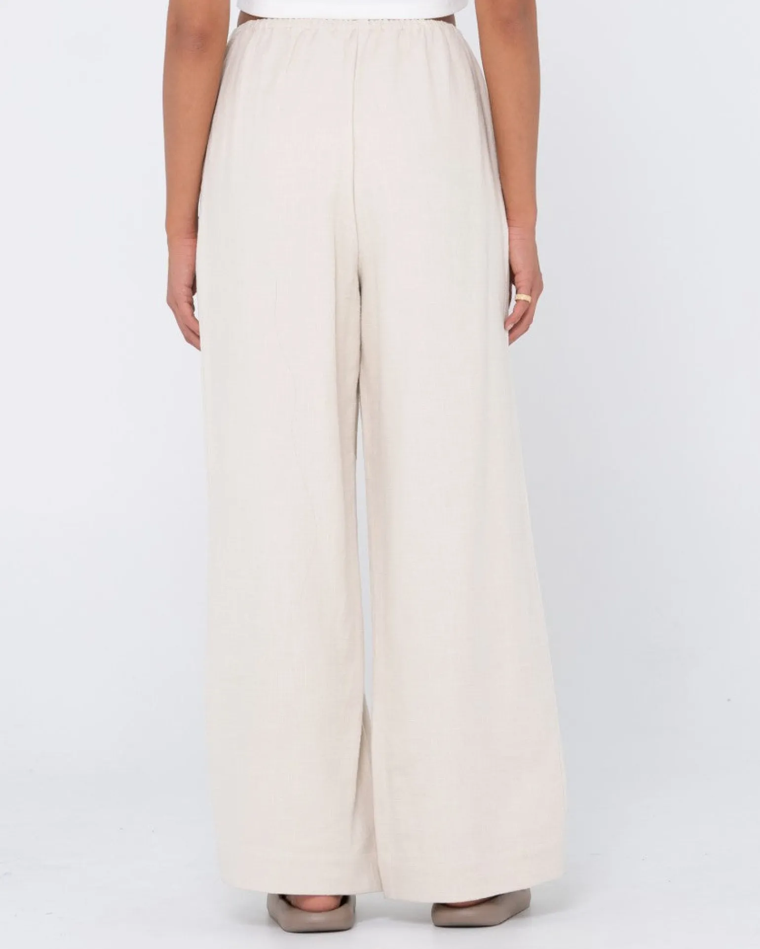 Carolina High Waisted Relaxed Fit Linen Pant | Rusty Best