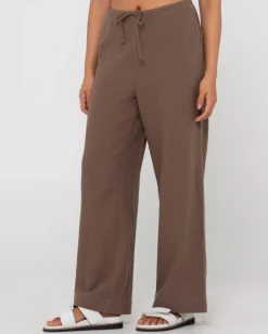 Carolina High Waisted Relaxed Fit Linen Pant | Rusty Fashion