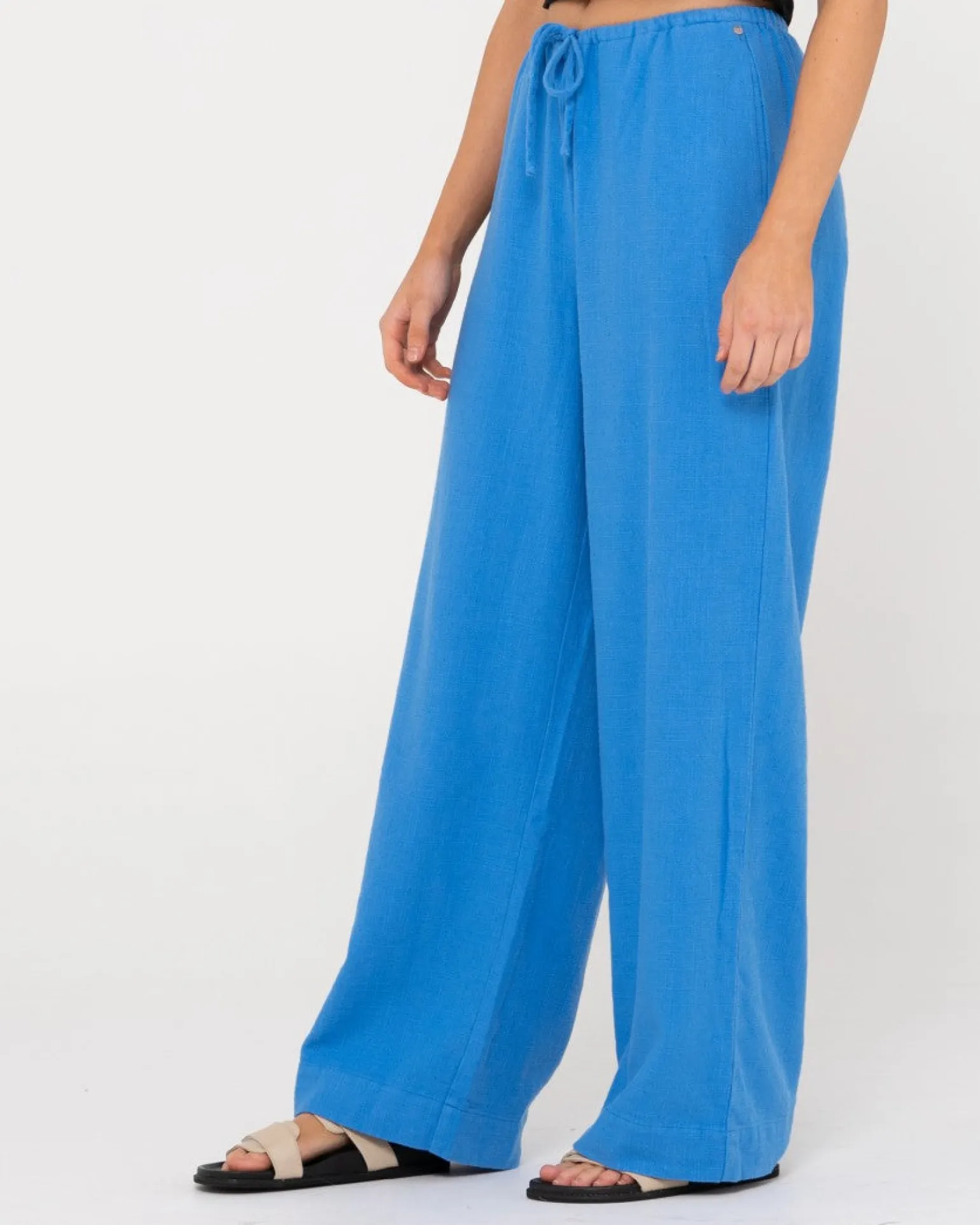 Carolina High Waisted Relaxed Fit Linen Pant | Rusty Online