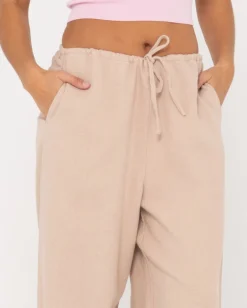 Carolina High Waisted Relaxed Fit Linen Pant | Rusty Best