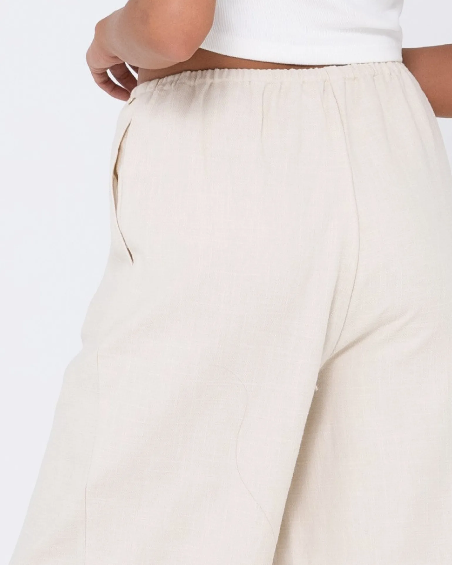 Carolina High Waisted Relaxed Fit Linen Pant | Rusty Best