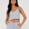 Carolina V Neck Linen Slip Top | Rusty Cheap
