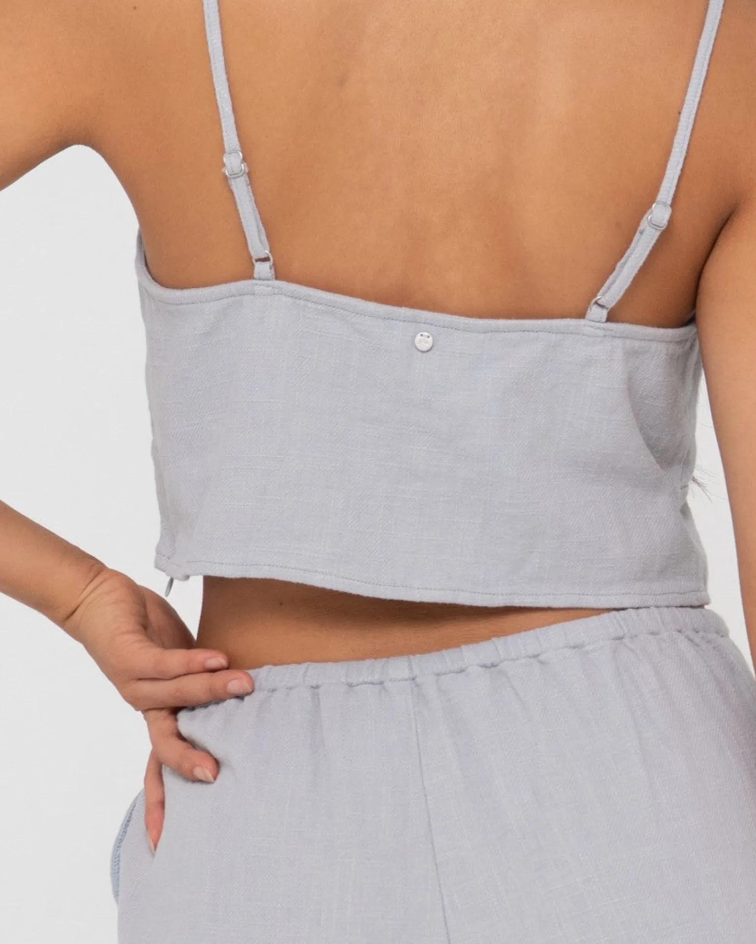 Carolina V Neck Linen Slip Top | Rusty Cheap
