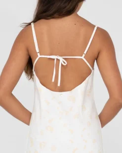 Cassidy Printed Open Back Mini Dress | Rusty Online