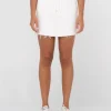 Celeste High Waisted Frayed Denim Skirt | Rusty Clearance