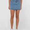 Celeste Low Rise Denim Mini Skirt | Rusty Hot