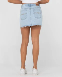 Celeste Low Rise Denim Mini Skirt | Rusty Hot