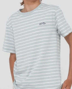 Changing Lanes Striped Tee Boys | Rusty Best
