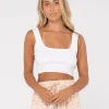 Charis Ribbed Cami | Rusty Hot