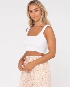 Charis Ribbed Cami | Rusty Hot