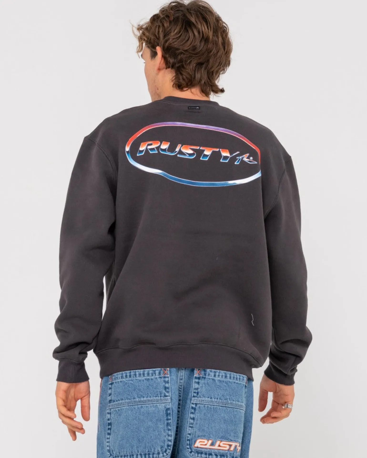 Chromatose Relaxed Super Fleece Crew | Rusty Outlet