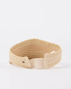 Cindy Straw Adjustable Visor | Rusty Best