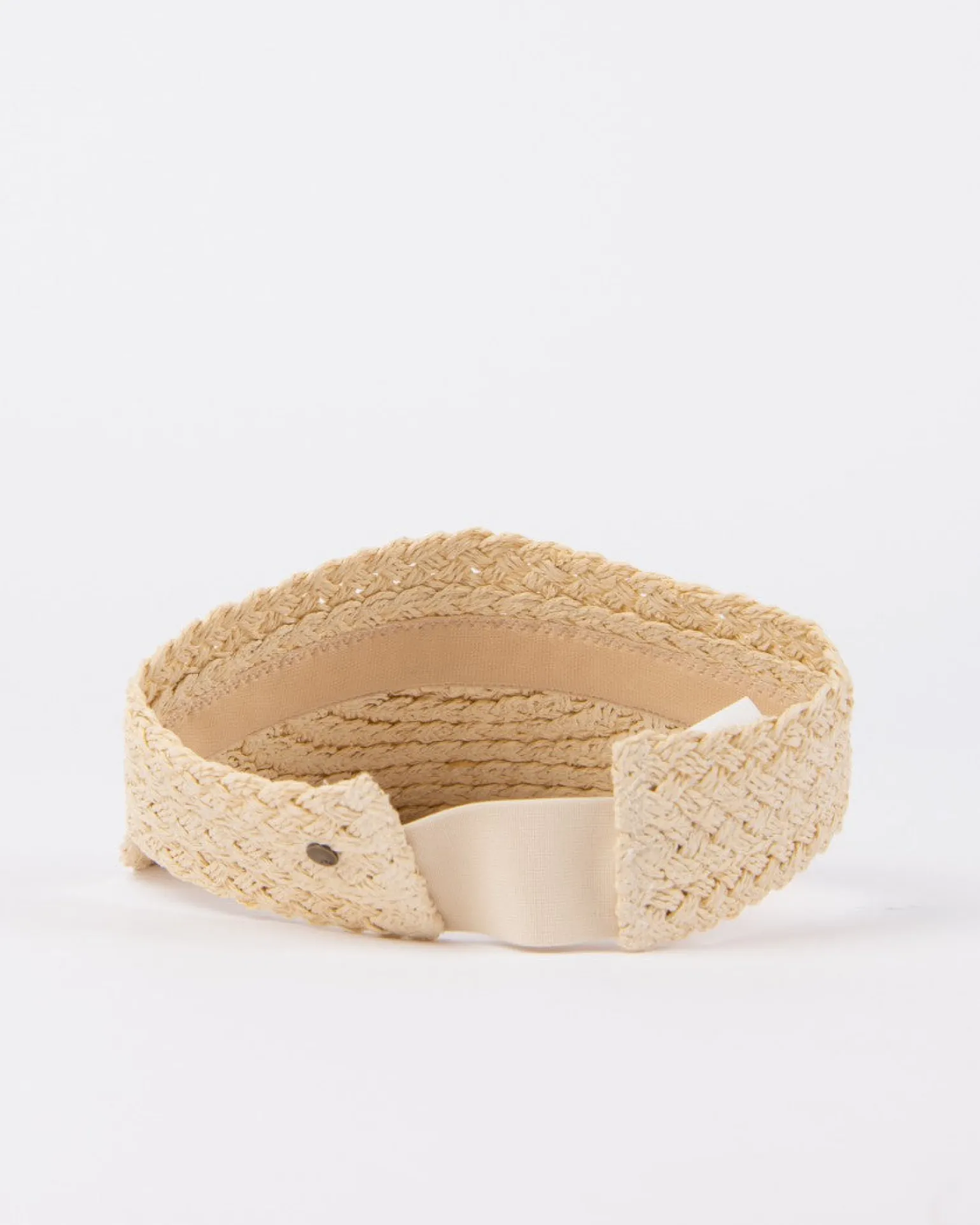 Cindy Straw Adjustable Visor | Rusty Best