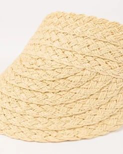 Cindy Straw Adjustable Visor | Rusty Best