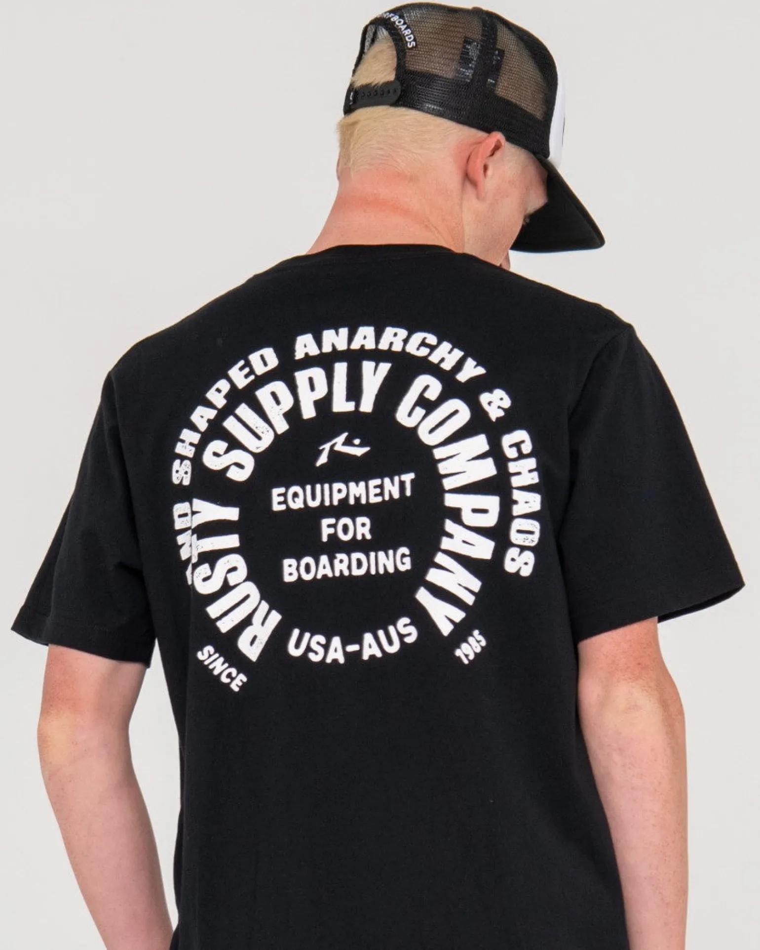 Circular Short Sleeve Graphic Tee | Rusty Best