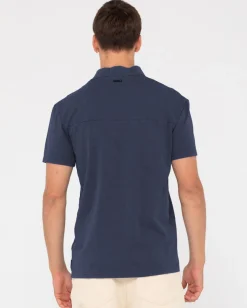 Comp Wash Short Sleeve Polo | Rusty Outlet