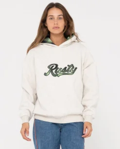 Country Club Oversized Hooded Fleece | Rusty Best Sale