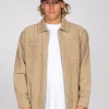 Coup Cord Long Sleeve Overshirt | Rusty Shop