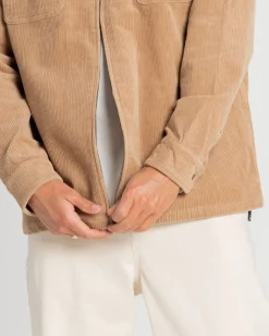 Coup Cord Long Sleeve Overshirt | Rusty Flash Sale