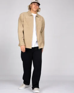 Coup Cord Long Sleeve Overshirt | Rusty Shop