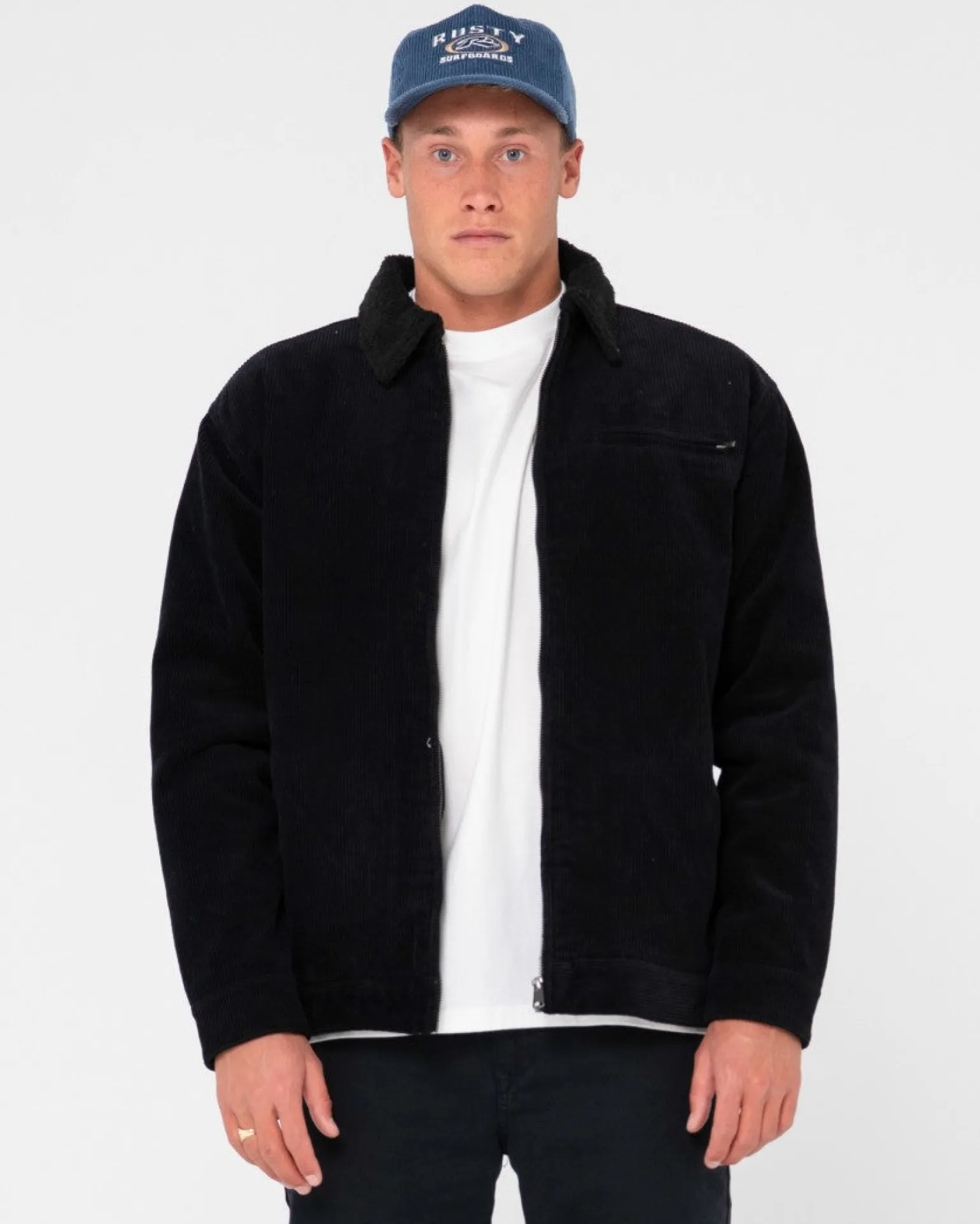 Coup Cord Zip Up Jacket | Rusty Flash Sale