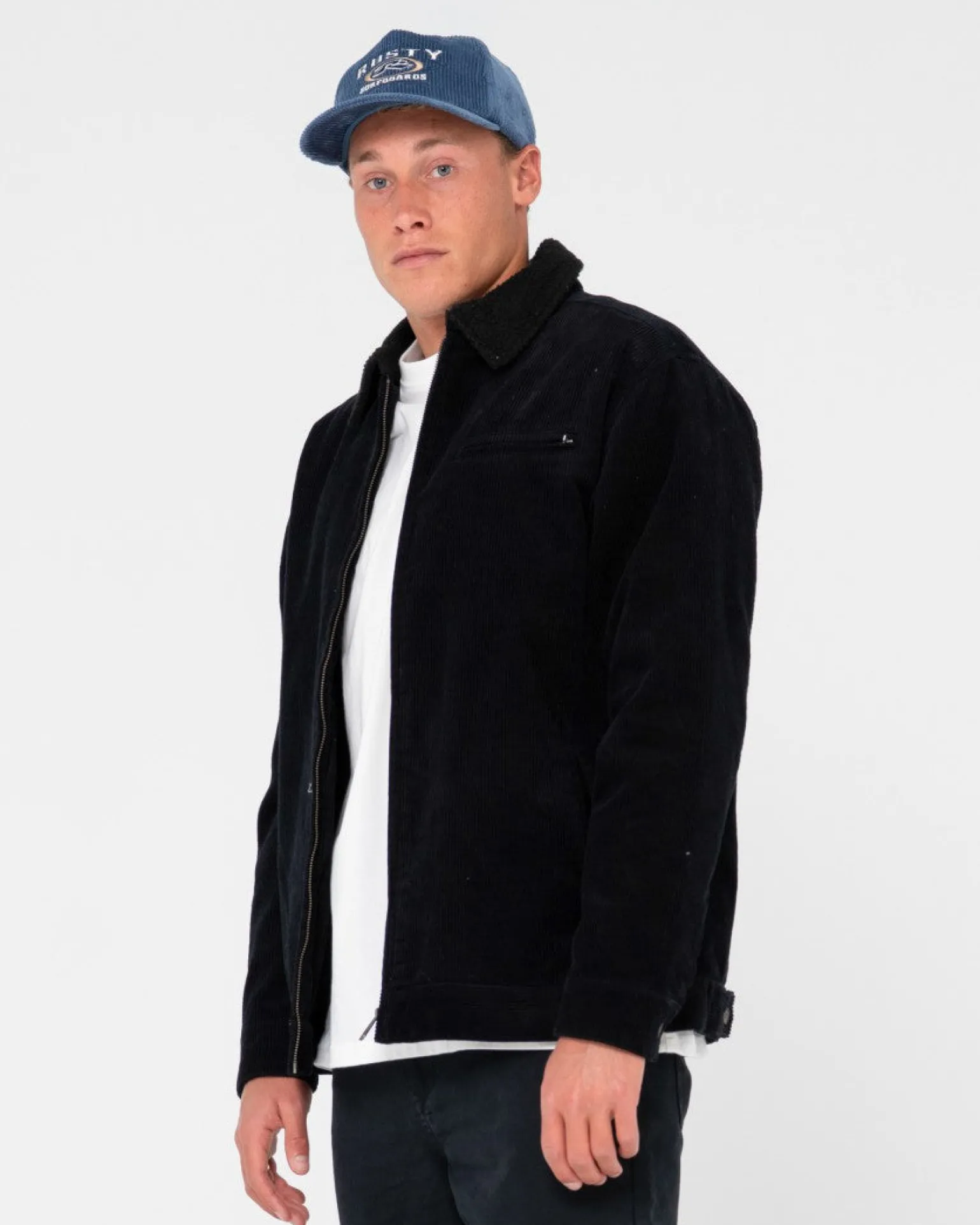 Coup Cord Zip Up Jacket | Rusty Flash Sale