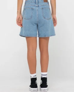 Cyprus High Waisted Denim Short | Rusty Best