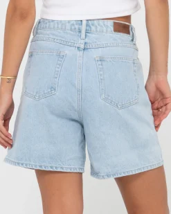 Cyprus High Waisted Denim Short | Rusty Hot