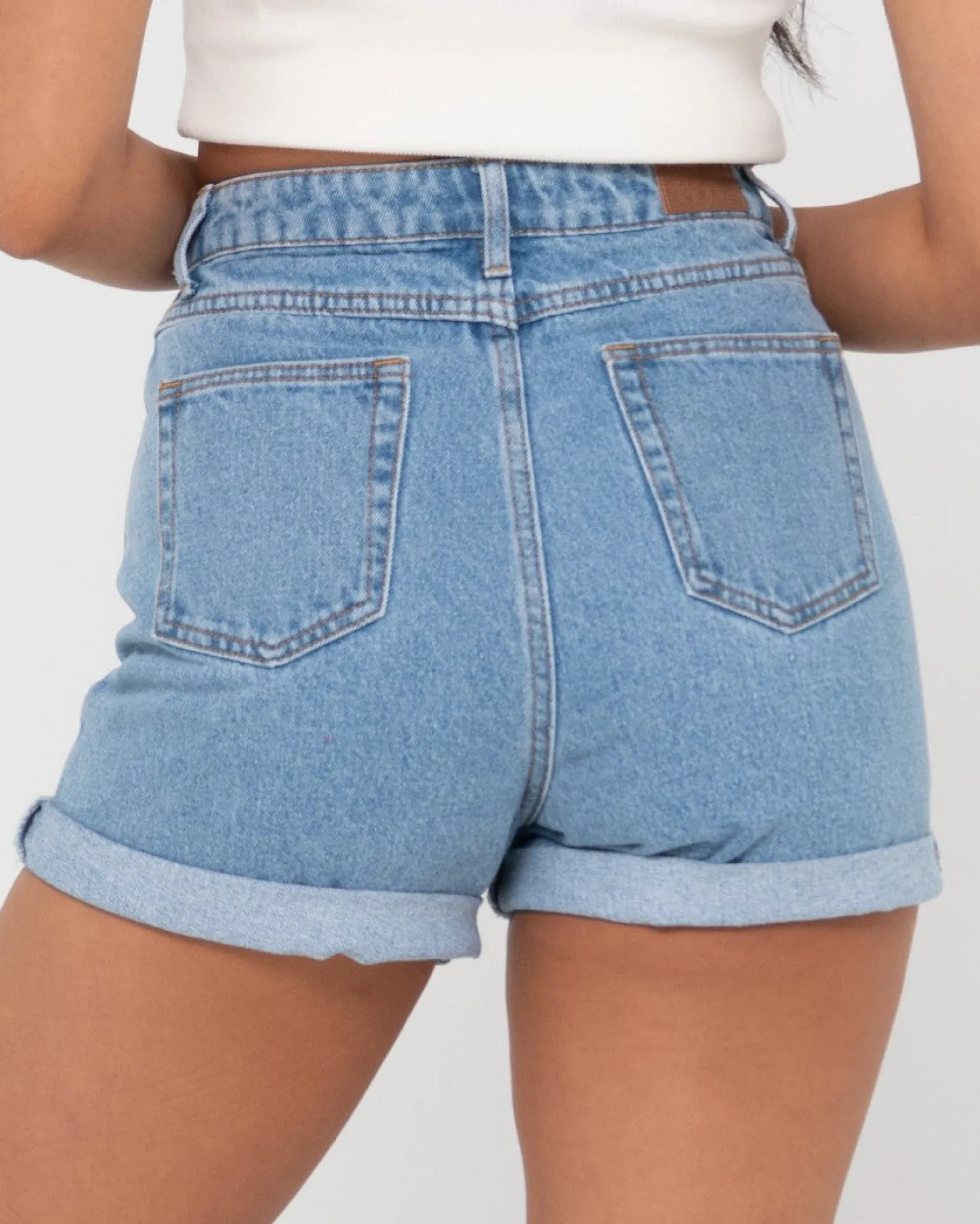 Cyprus High Waisted Denim Short | Rusty New