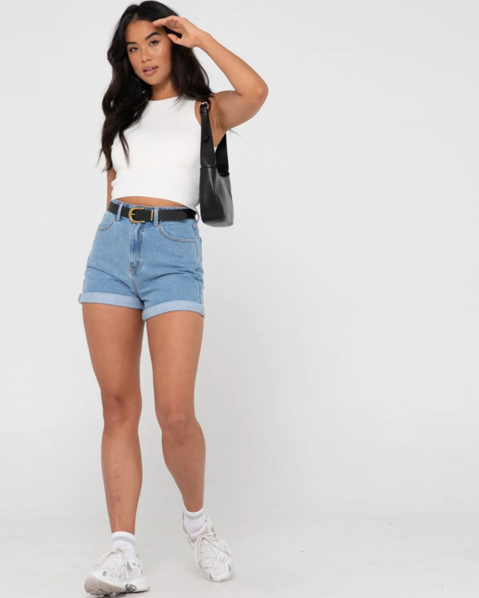 Cyprus High Waisted Denim Short | Rusty Flash Sale