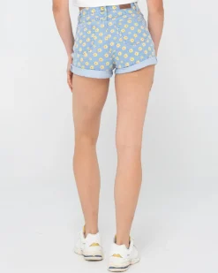 Daisy High Waisted Denim Short | Rusty Flash Sale