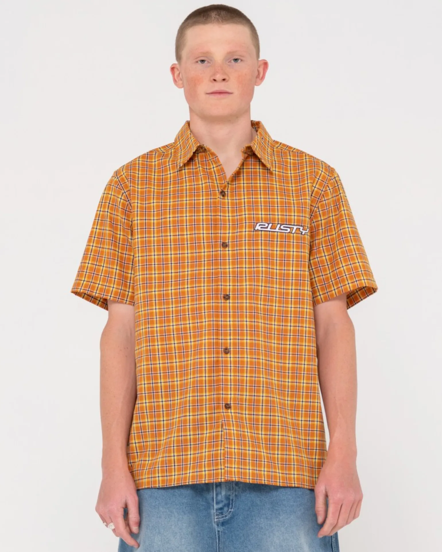 Datsun 2K Relaxed Check Shirt | Rusty Discount