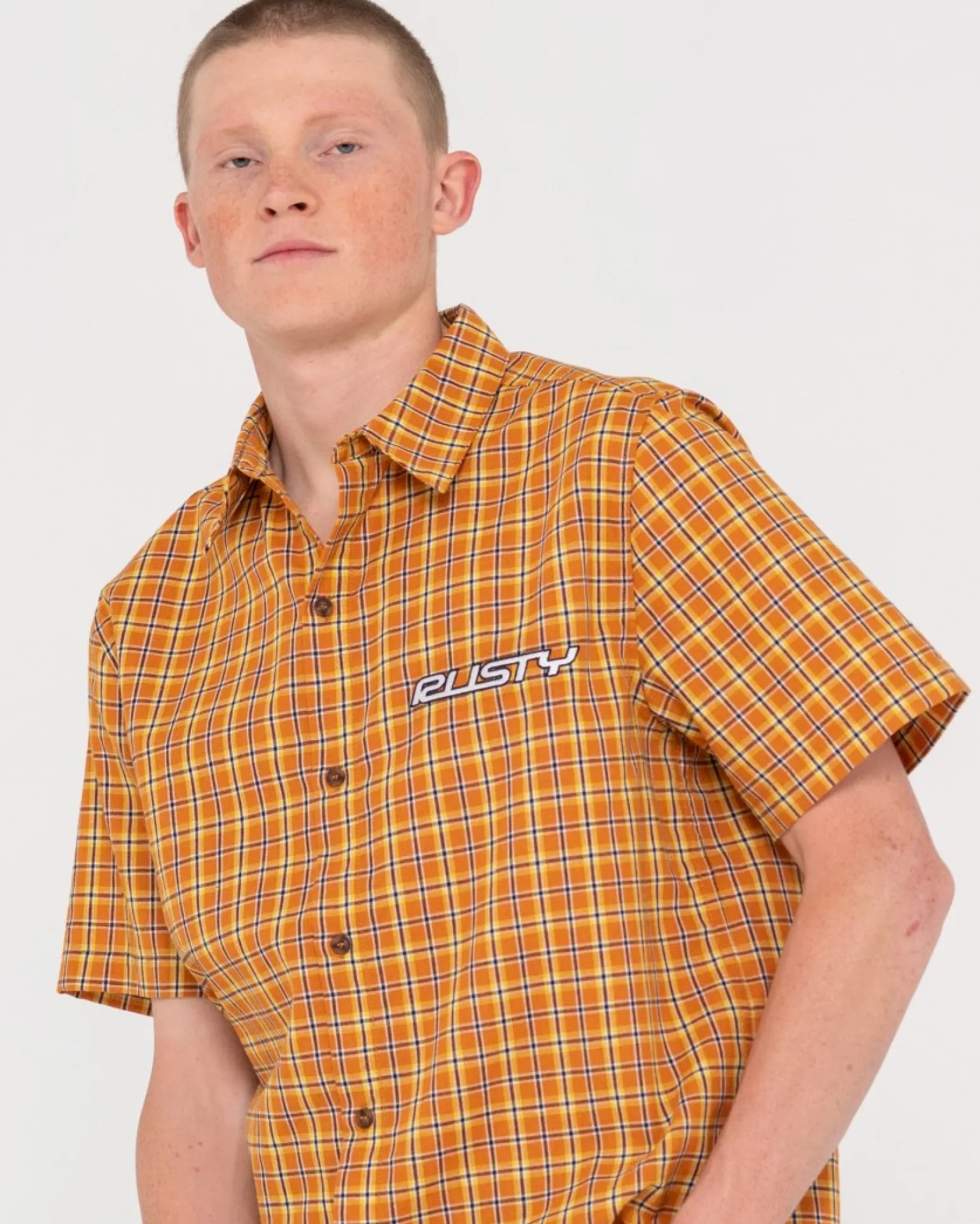 Datsun 2K Relaxed Check Shirt | Rusty Discount
