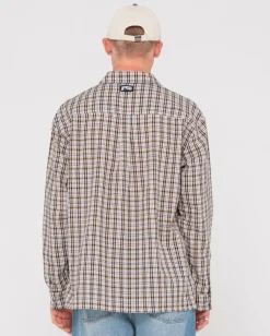 Datsun Relaxed Check Long Sleeve Shirt | Rusty Store