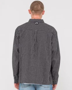 Datsun Relaxed Check Long Sleeve Shirt | Rusty Store