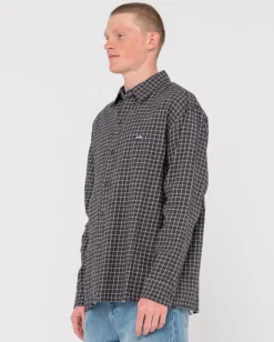 Datsun Relaxed Check Long Sleeve Shirt | Rusty Store